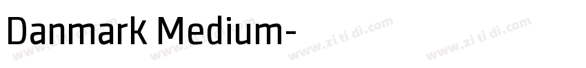 Danmark Medium字体转换